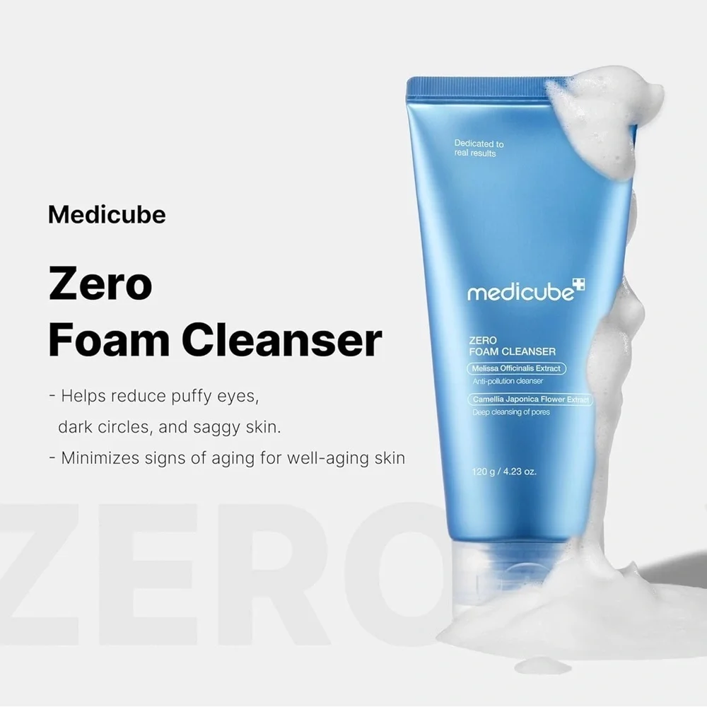 Medicube Zero Foam Cleanser 120g | Deep Pore Clean K-Beauty Cleanser 🫧✨